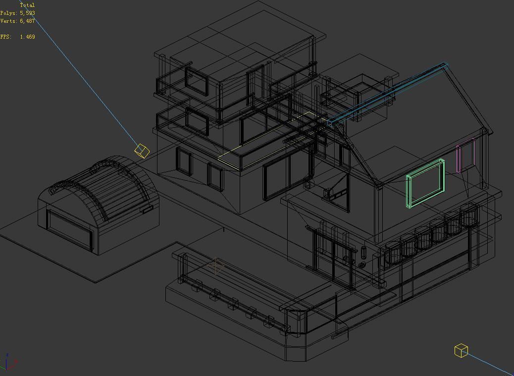 Future world - factory 3D model_1