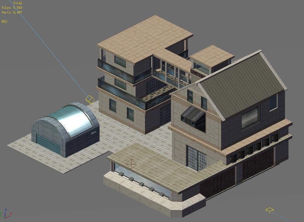 Future World - Factory 02 3D model_1