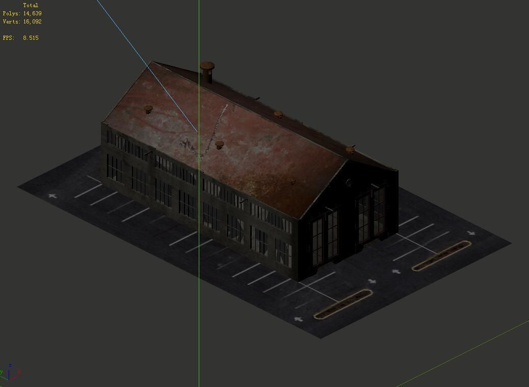 Future World - Industrial Zone 01 3D model_2