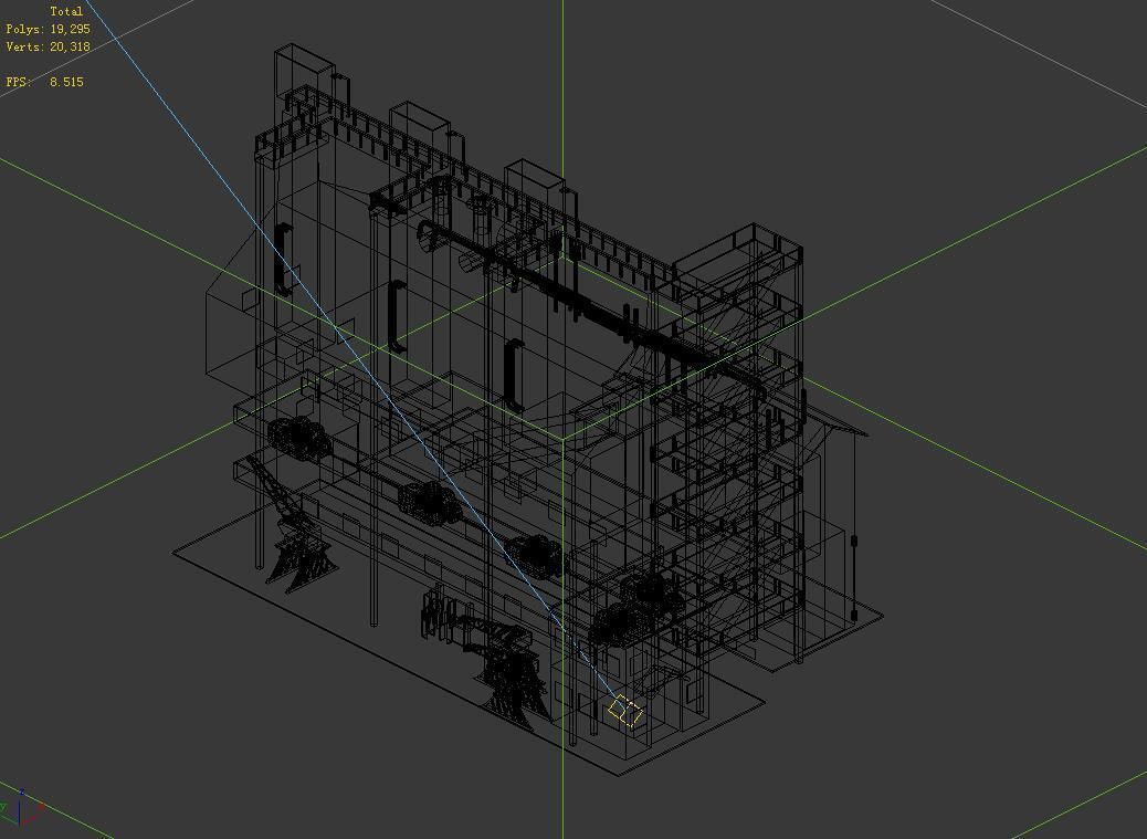 Future World - Industrial Area 03 3D model_7