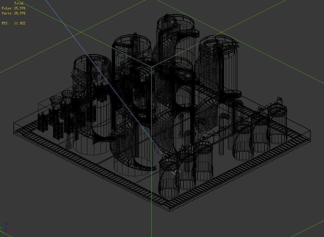 Future World - Industrial Area 04 3D model_3