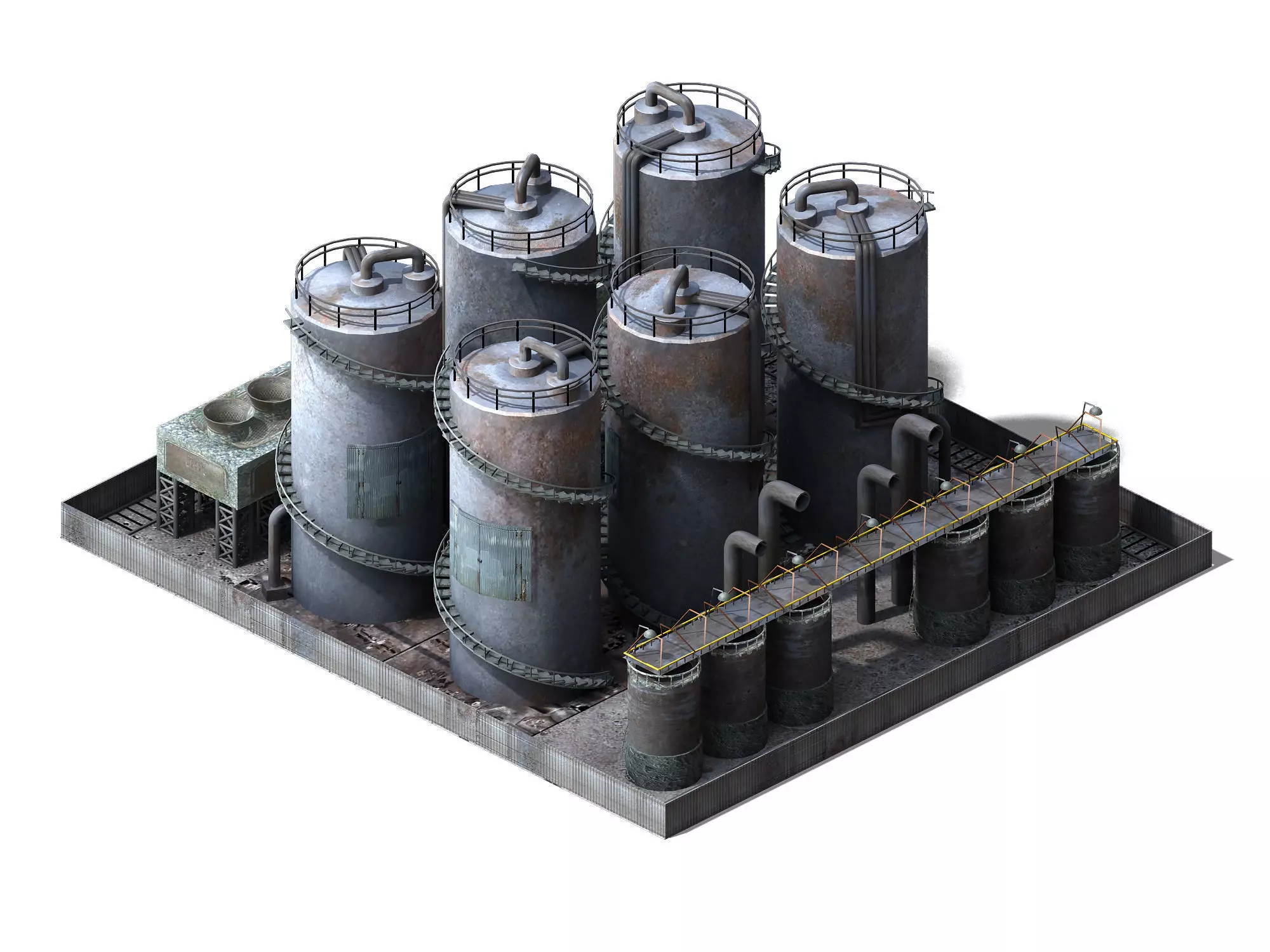 Future World - Industrial Area 04 3D model_0