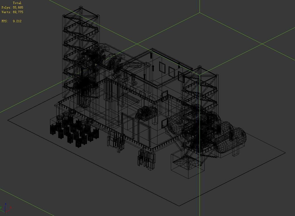 Future World - Industrial Zone 05 3D model_3