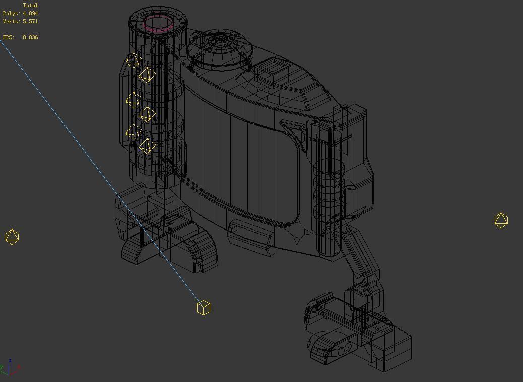 Future World - Advertising Sign 01 3D model_3