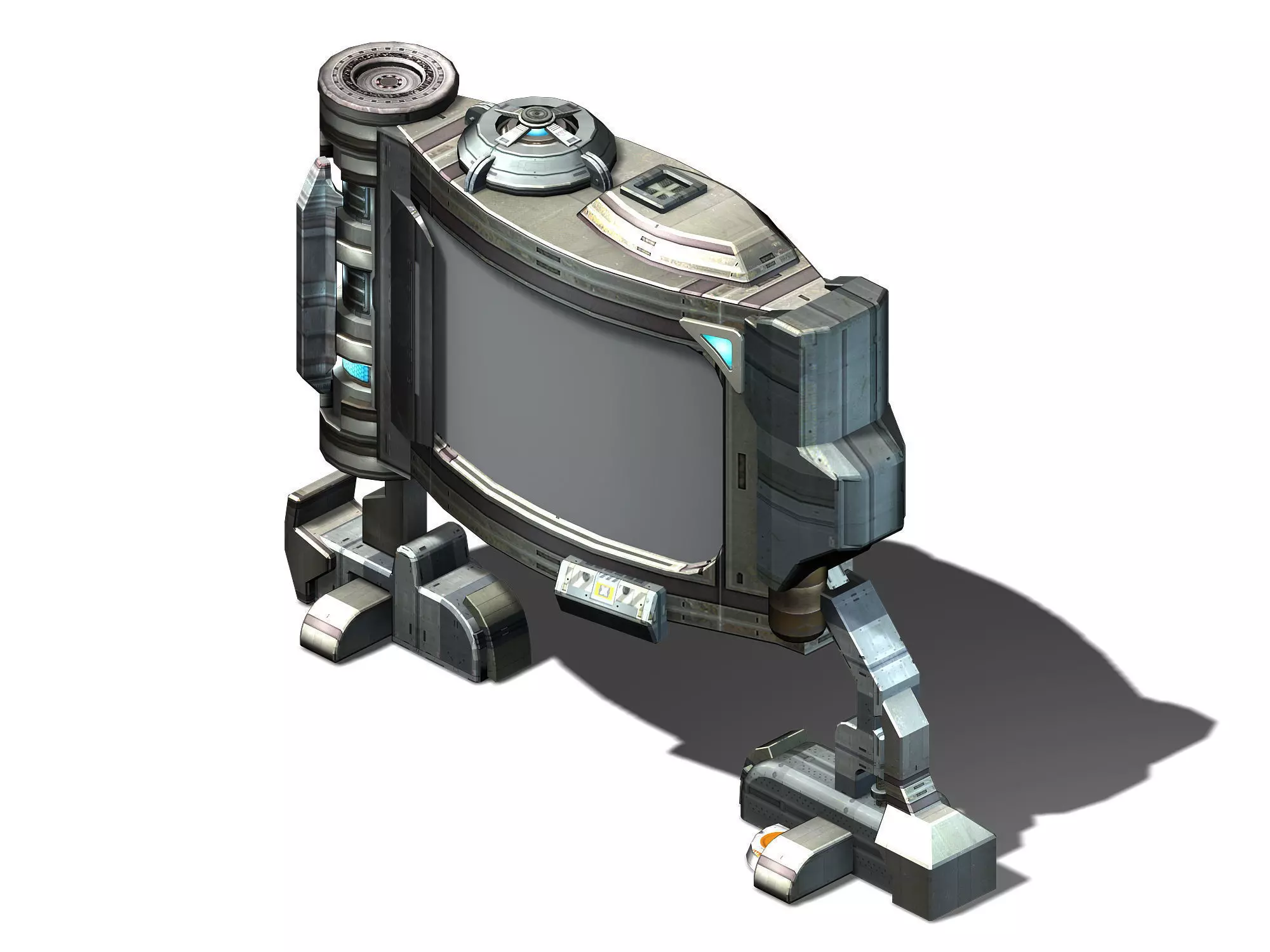 Future World - Advertising Sign 01 3D model_0