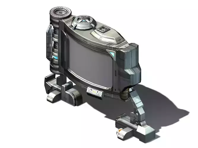 Future World - Advertising Sign 01 3D model