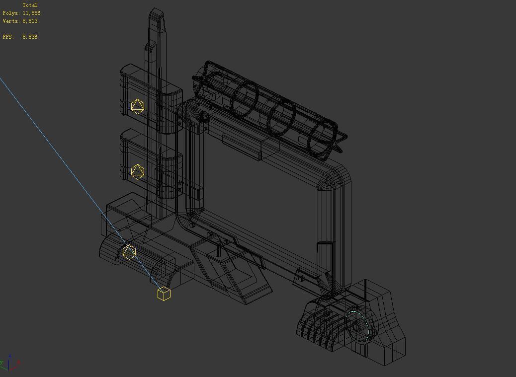 Future World - Advertising Sign 02 3D model_2