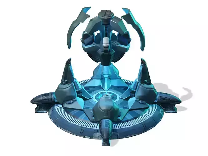 Future world - sea state tree 3D model