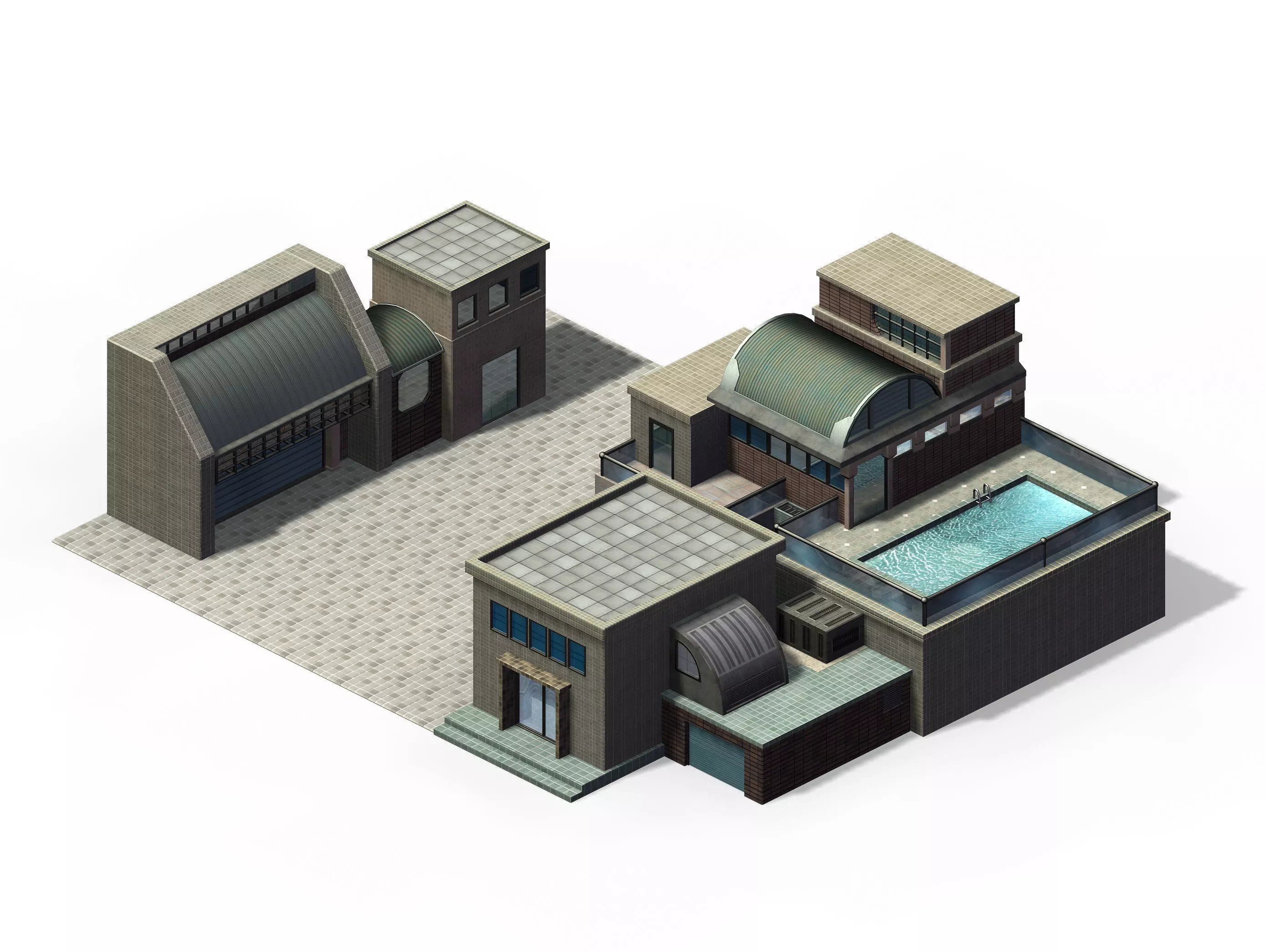 Future World - Black Market 01 3D model_0