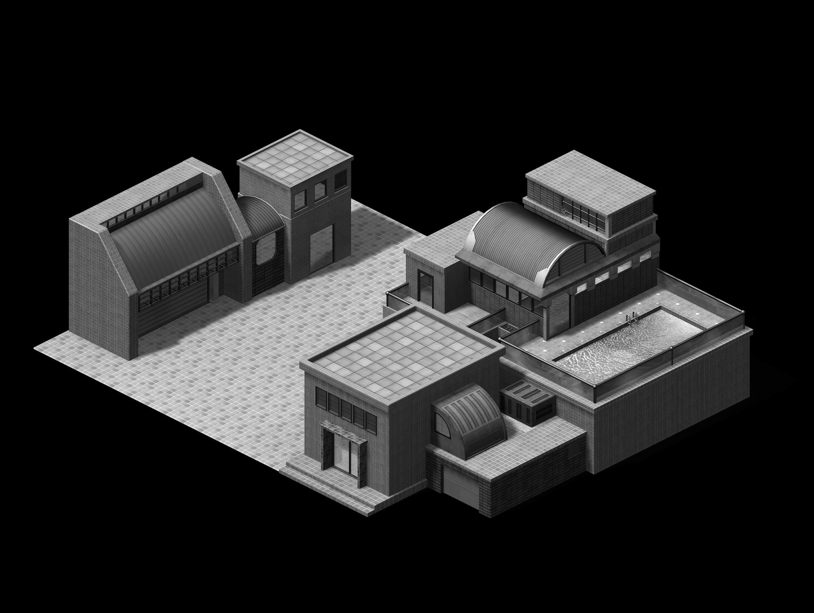 Future World - Black Market 01 3D model_4