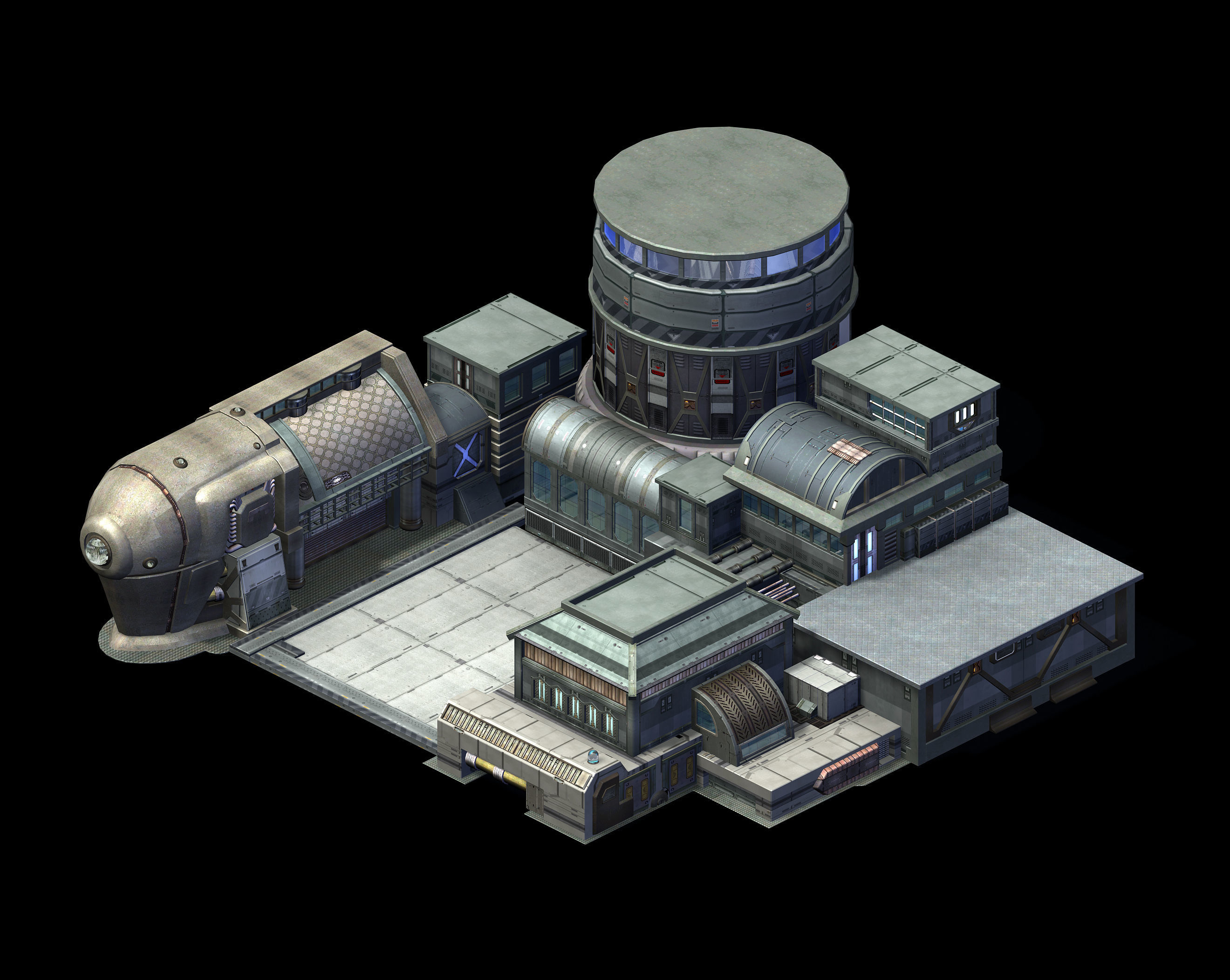 Future World - Black Market 02 3D model_3