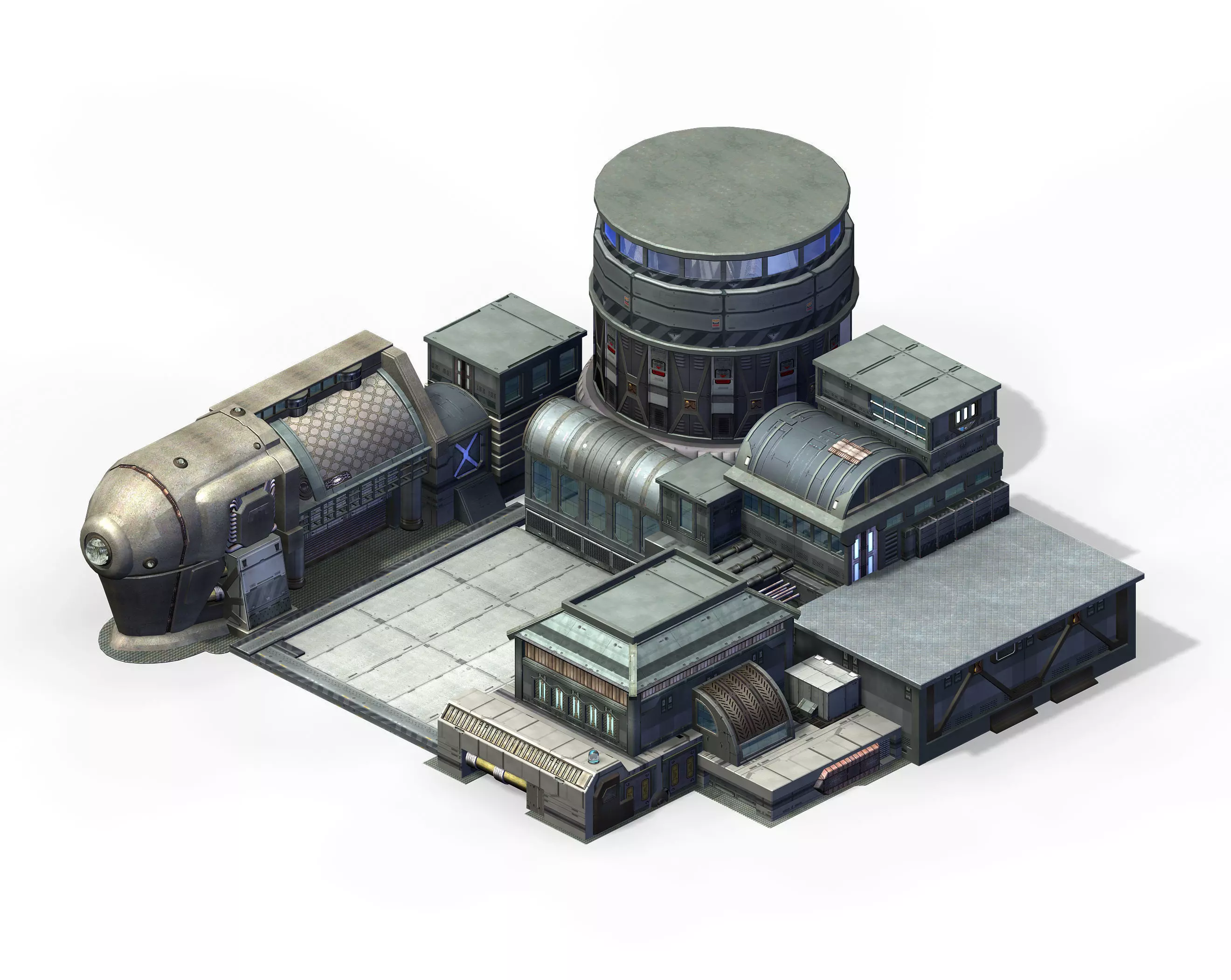 Future World - Black Market 02 3D model_0