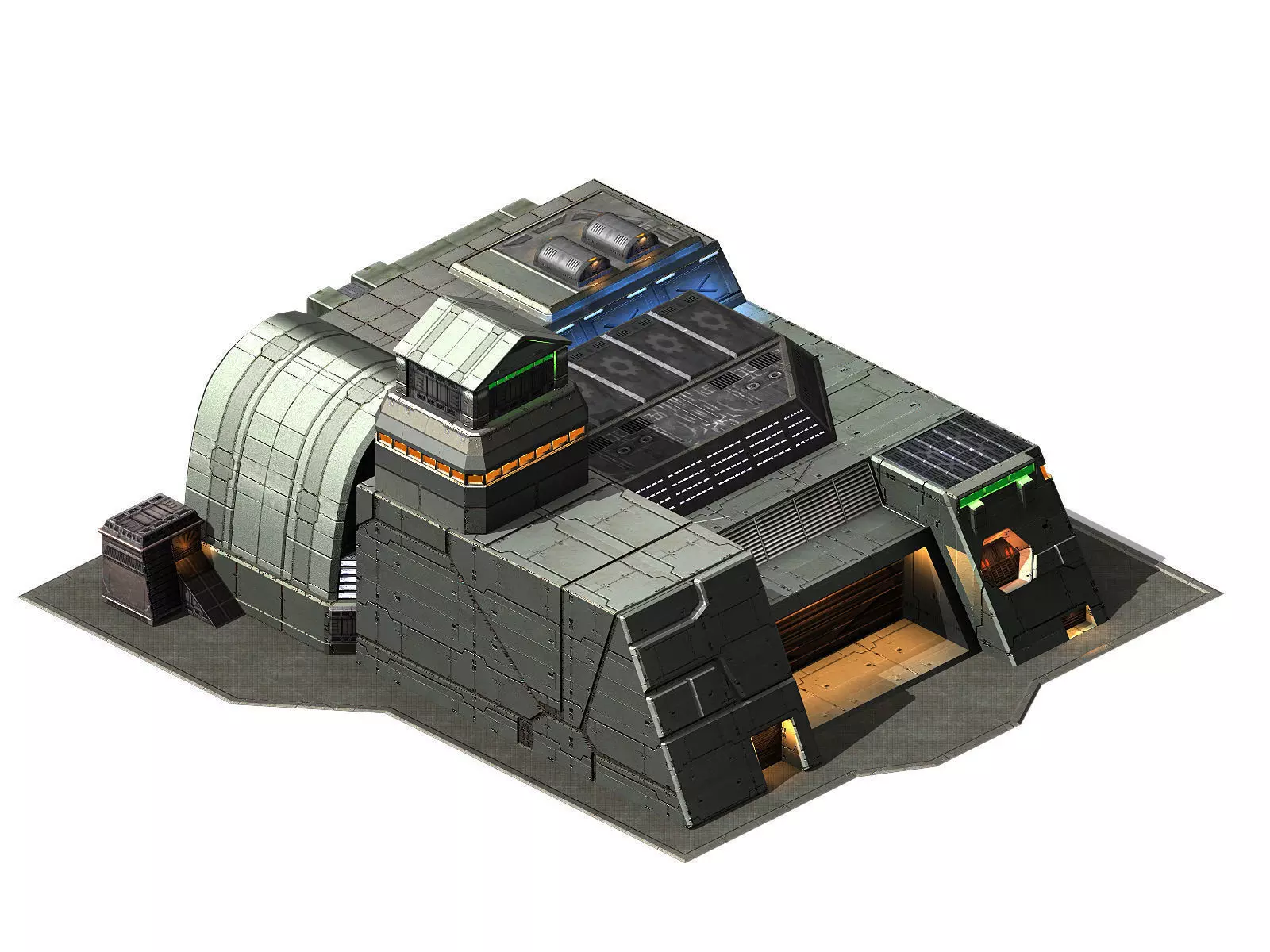 Future World - Black Market 03 3D model_0