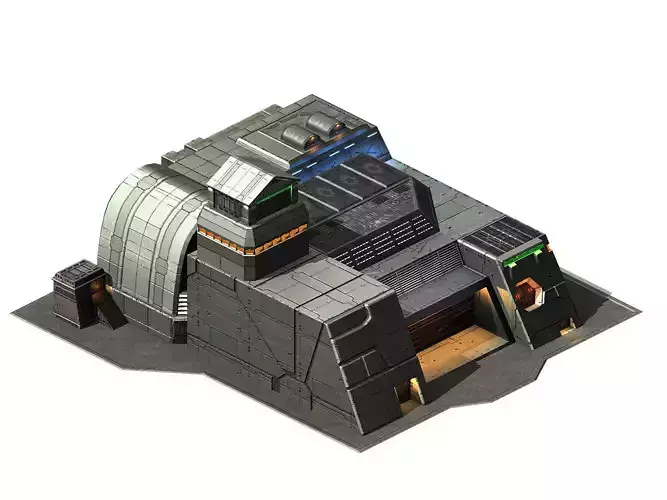 Future World - Black Market 03 3D model