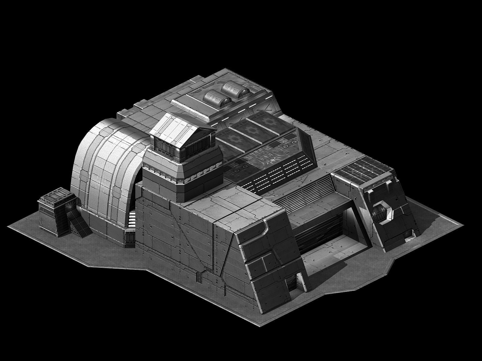 Future World - Black Market 03 3D model_4