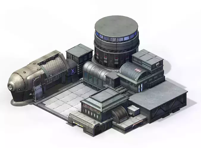 Future World - Black Market Change 05 3D model