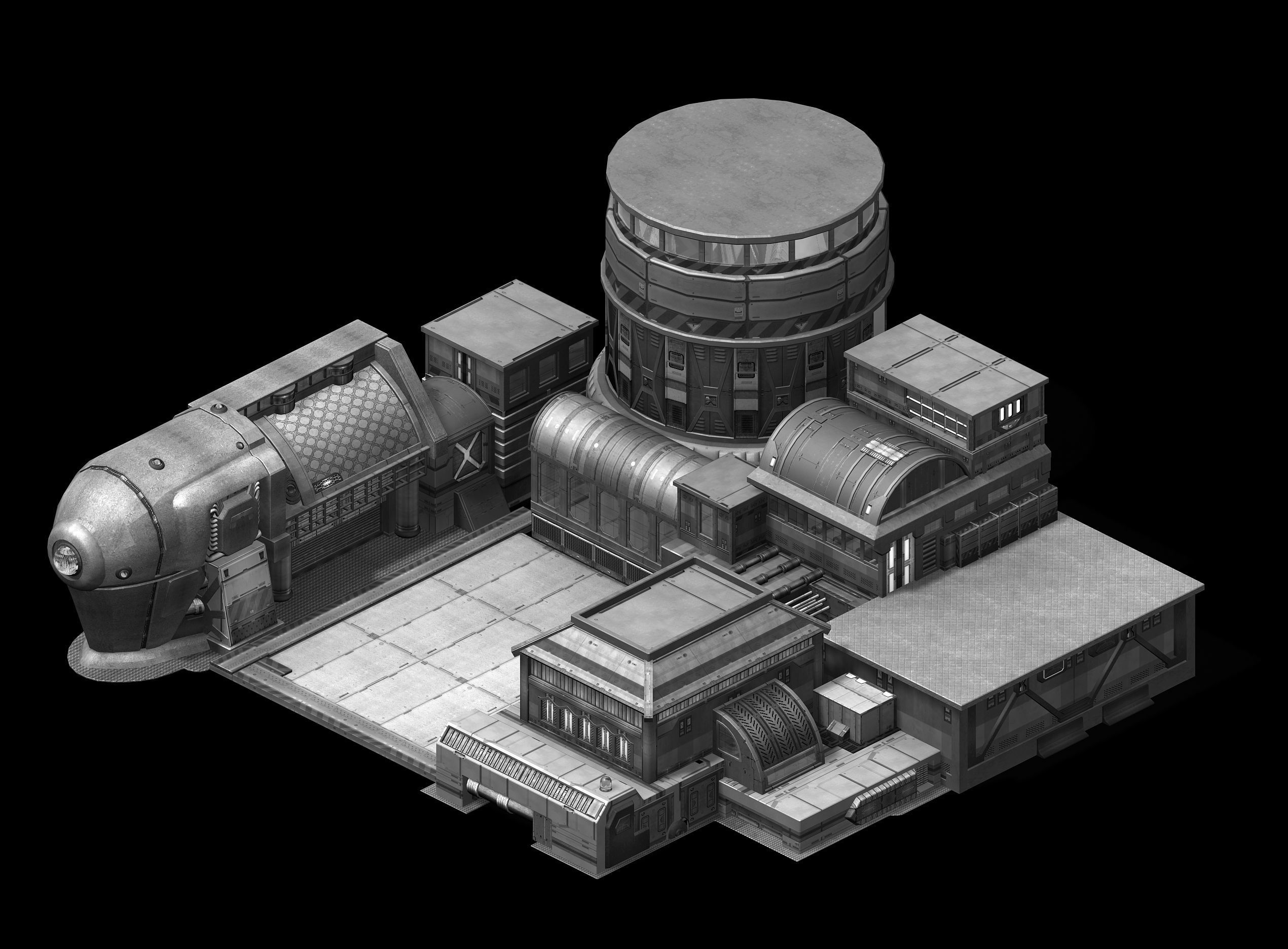 Future World - Black Market Change 05 3D model_4