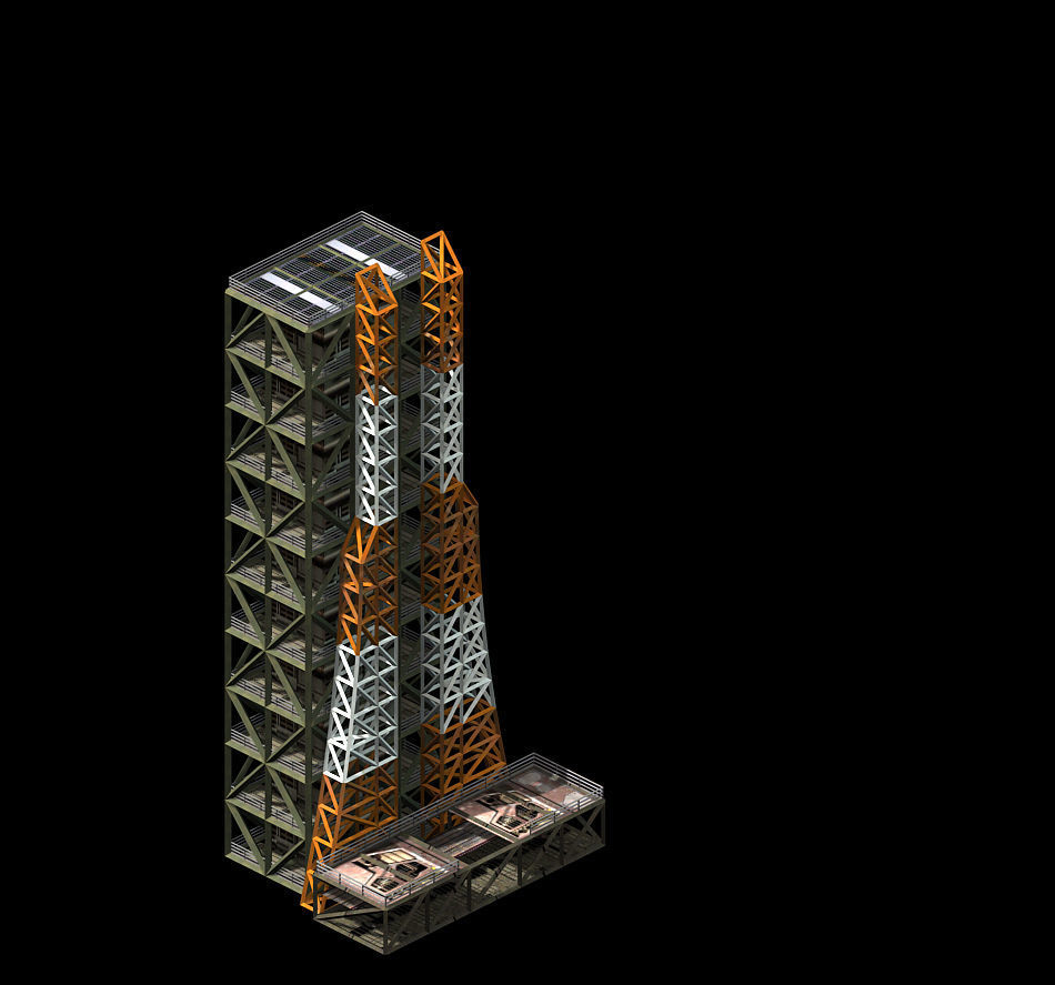 Future World - Rocket Launcher 02 3D model_5