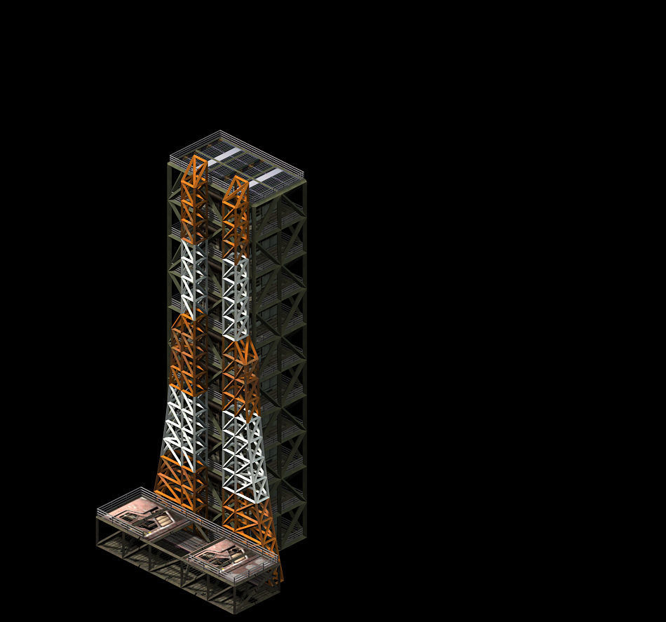 Future World - Rocket Launcher 02 3D model_8