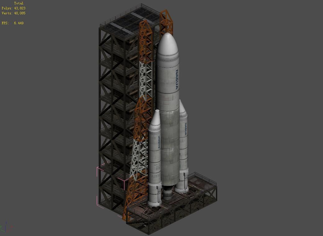 Future World - Rocket Launcher 02 3D model_6
