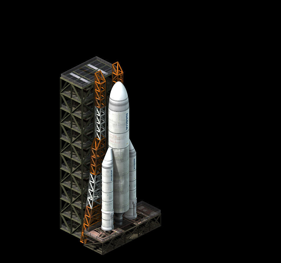 Future World - Rocket Launcher 02 3D model_4