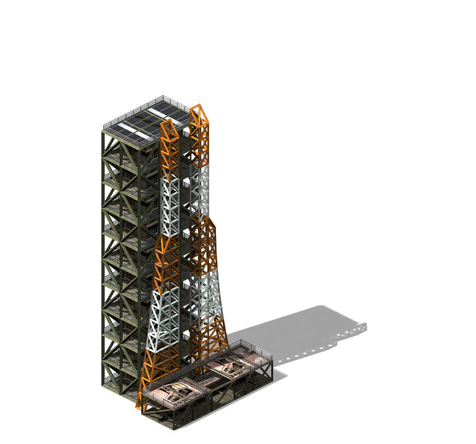 Future World - Rocket Launcher 02 3D model_7