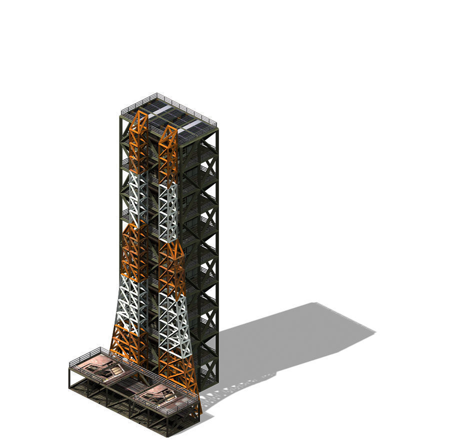 Future World - Rocket Launcher 02 3D model_3