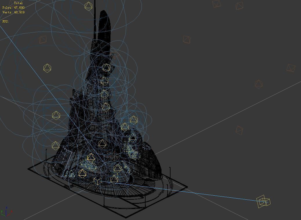 Future World - Robot Factory 01 3D model_2