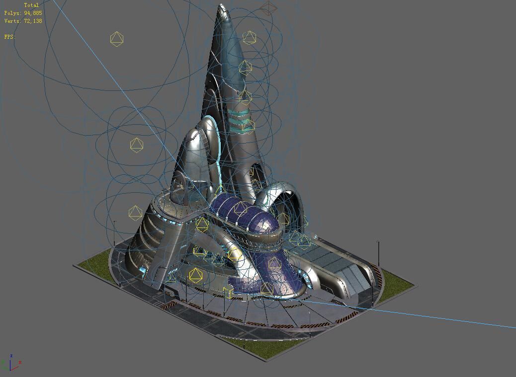 Future World - Robot Factory 03 3D model_1