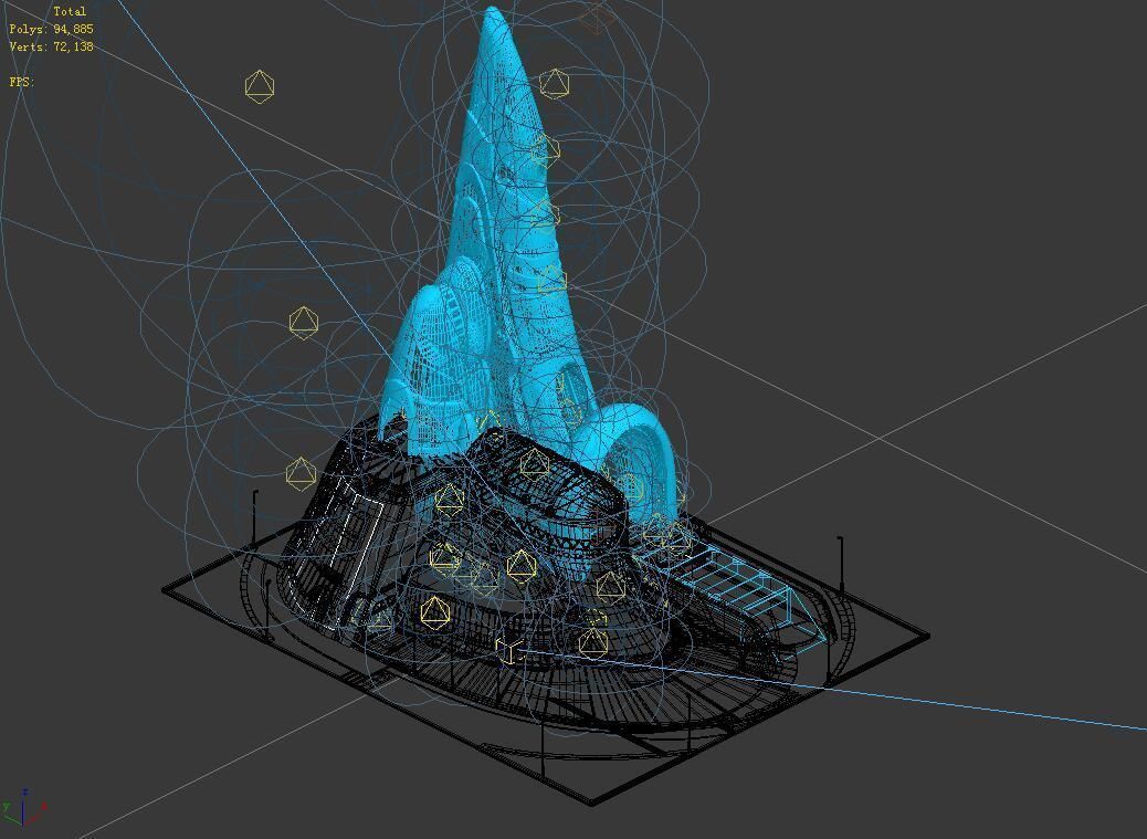 Future World - Robot Factory 03 3D model_3