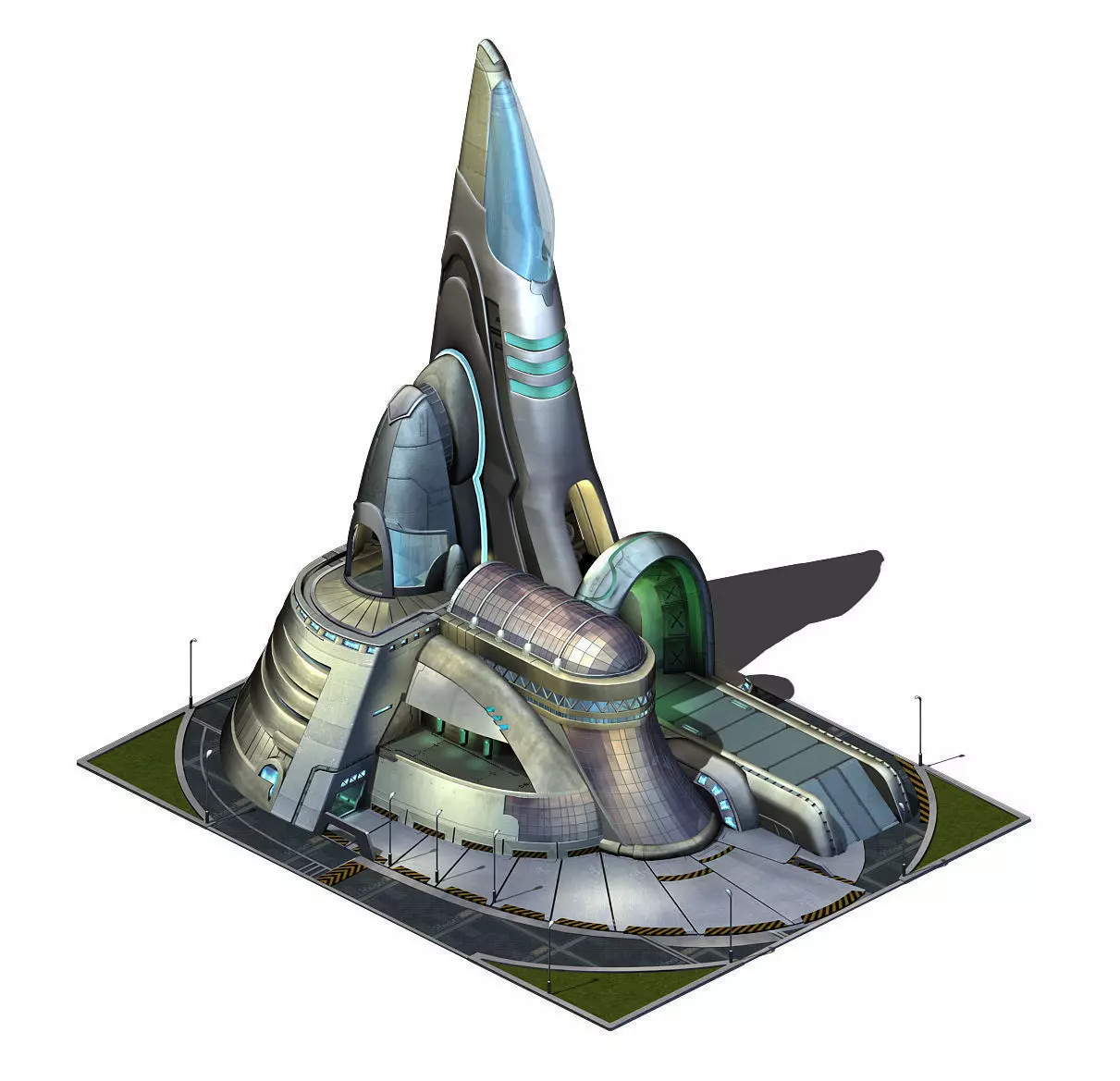 Future World - Robot Factory 03 3D model_0