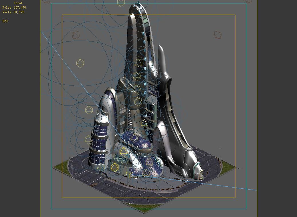 Future World - Robot Factory 04 3D model_1