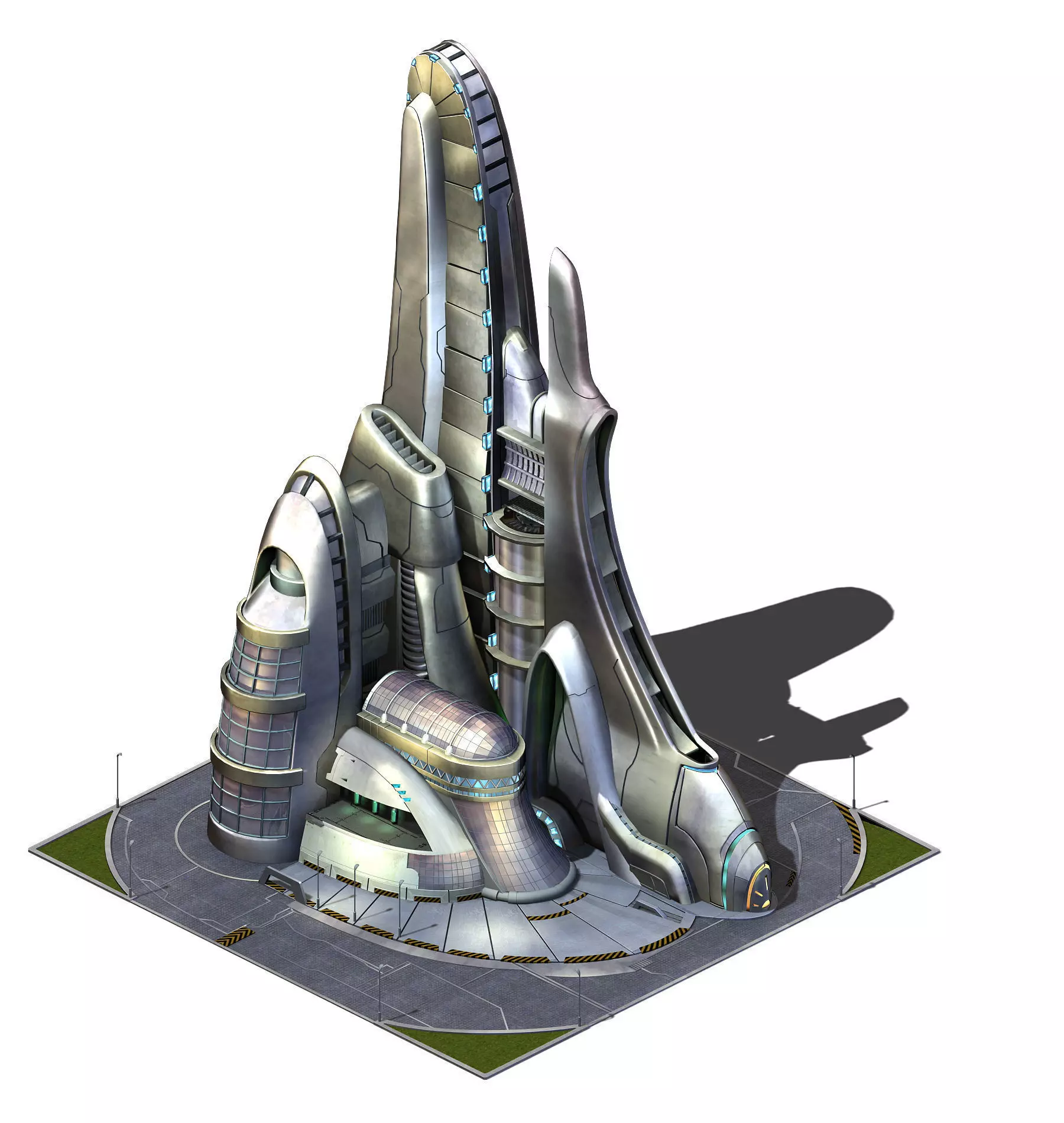 Future World - Robot Factory 04 3D model_0