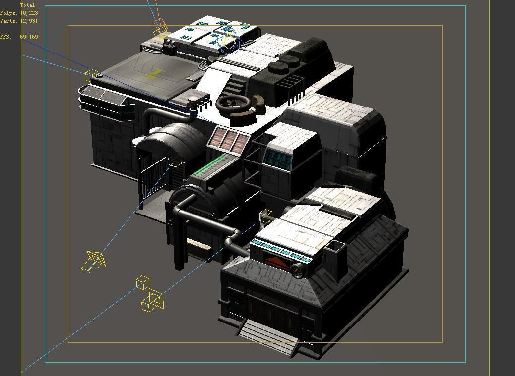 Future World - Machinery 01 3D model_4