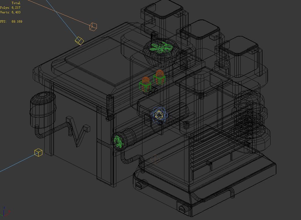 Future World - Machinery 02 3D model_4