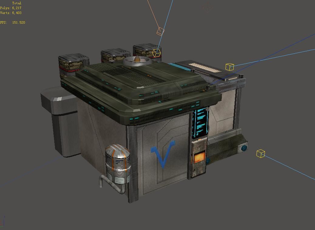 Future World - Machinery 02 3D model_1