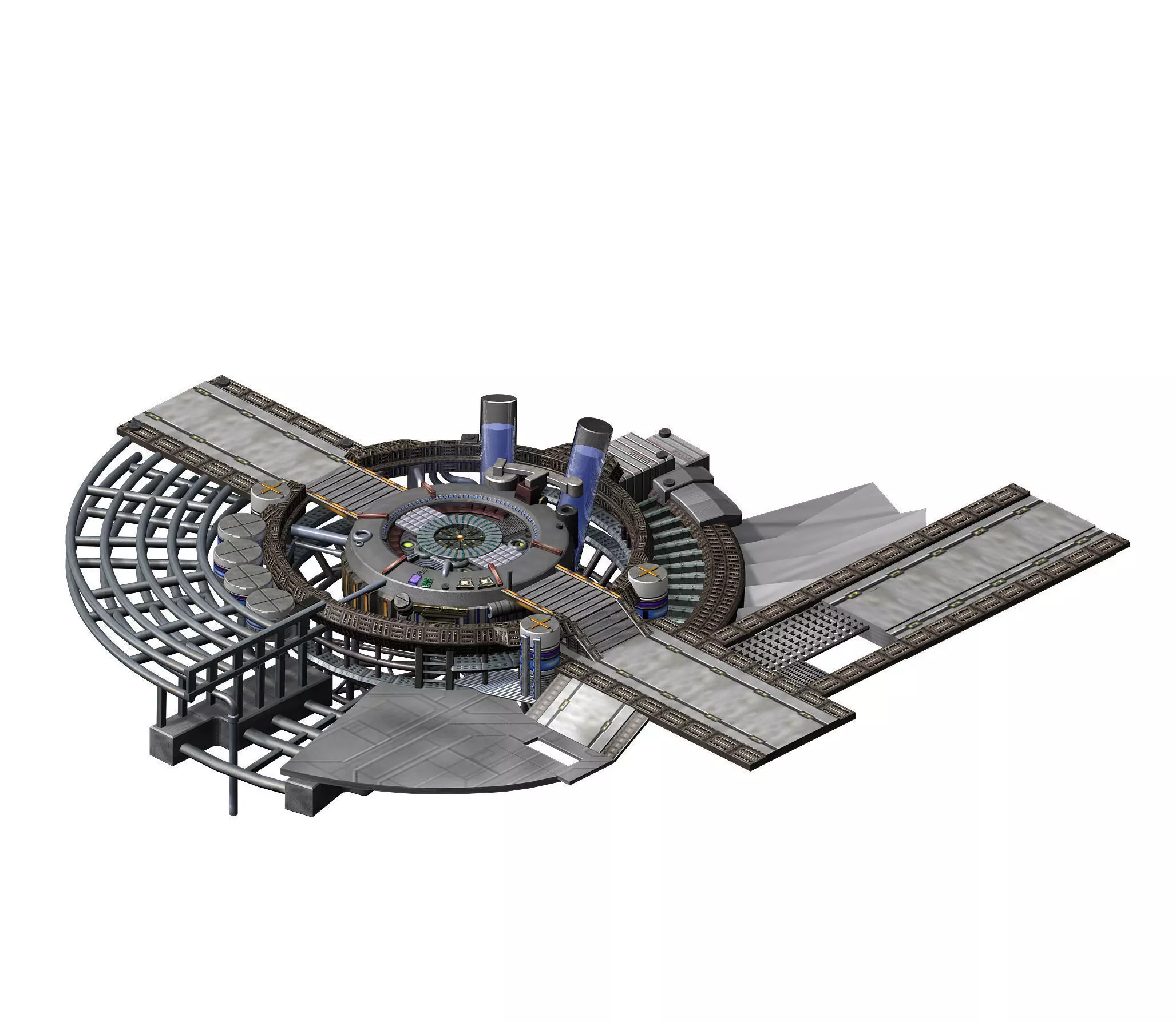 Future World - Machinery 03 3D model_0