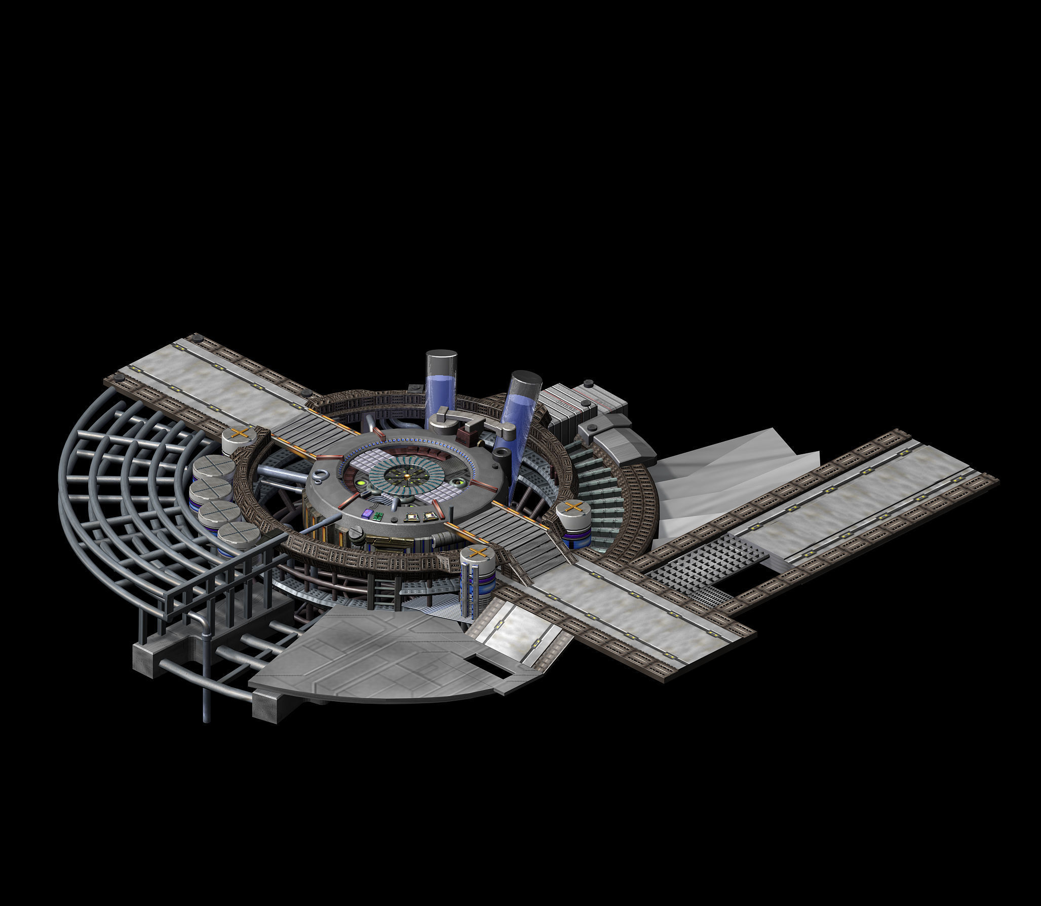 Future World - Machinery 03 3D model_5