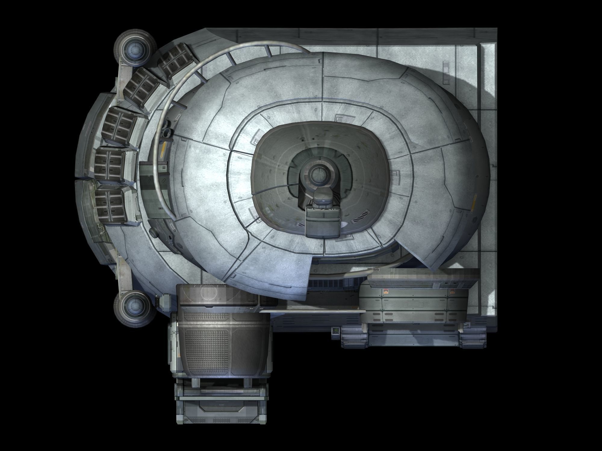 Future World - Machinery Shop 02 3D model_5