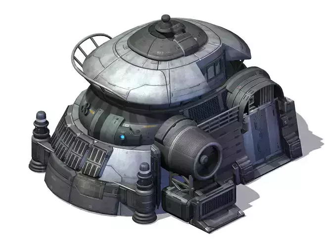 Future World - Machinery Shop 02 3D model