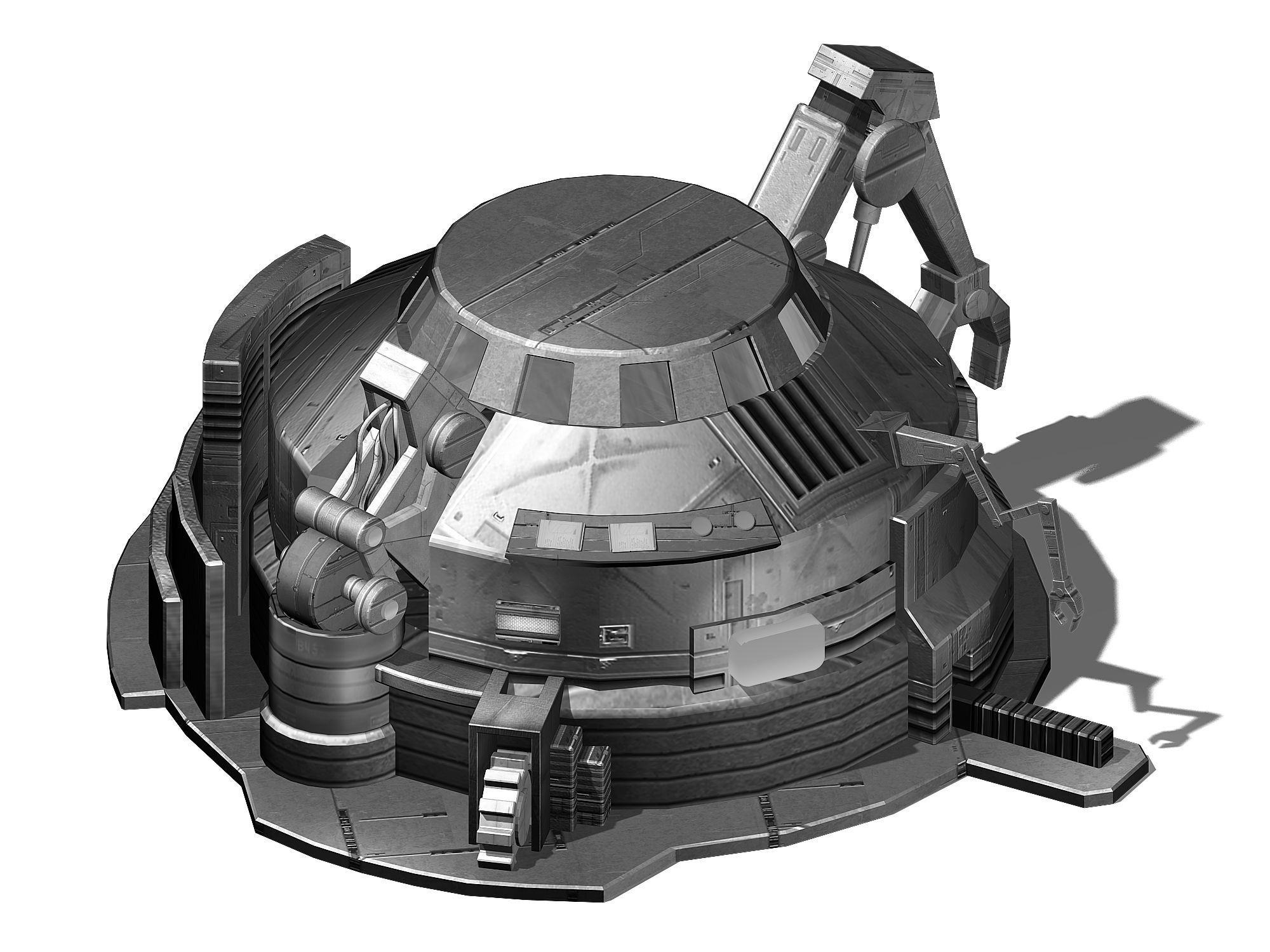 Future World - Mechanical Objects 02 3D model_4