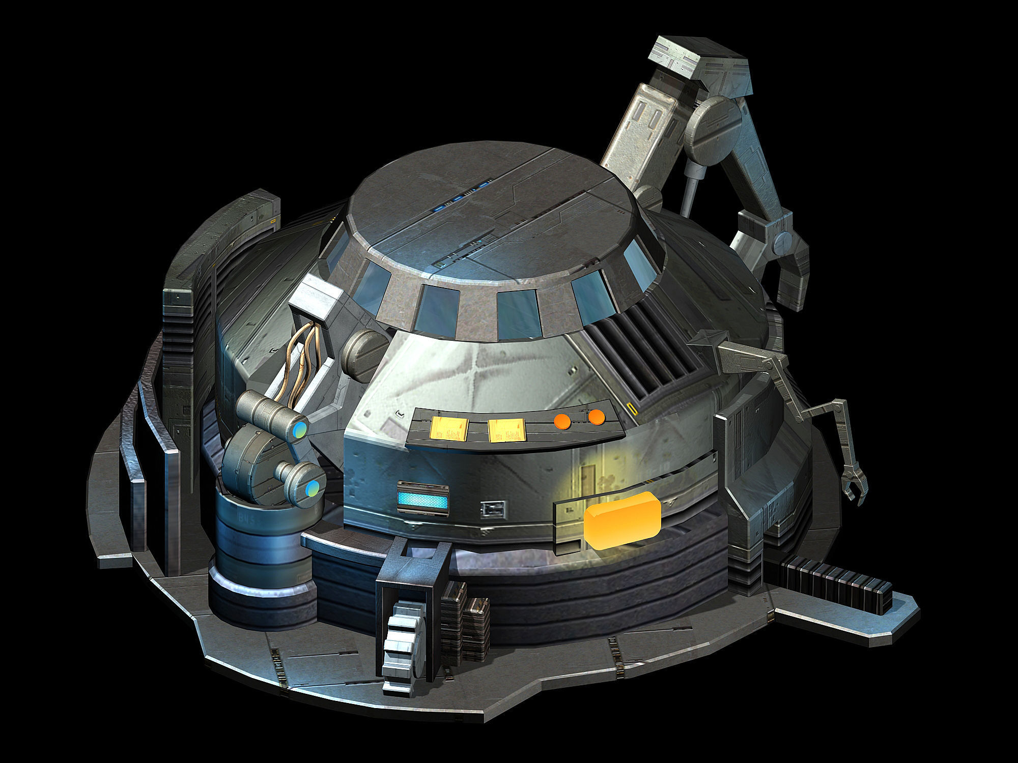 Future World - Mechanical Objects 02 3D model_3