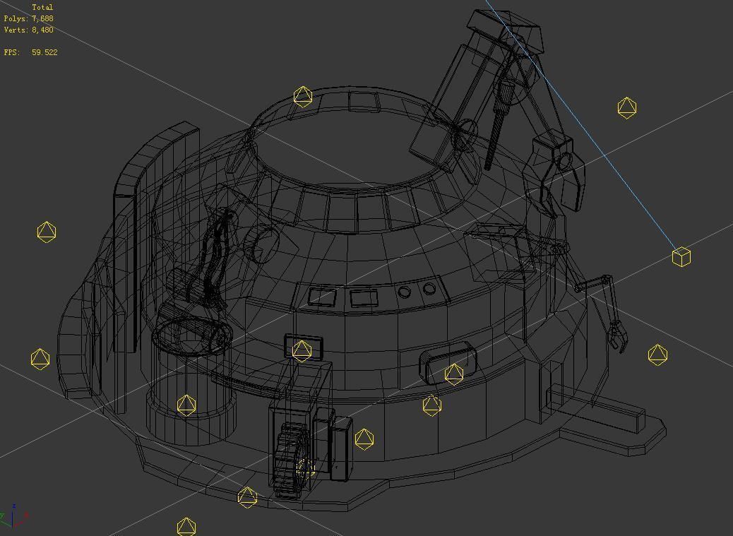 Future World - Mechanical Objects 02 3D model_2