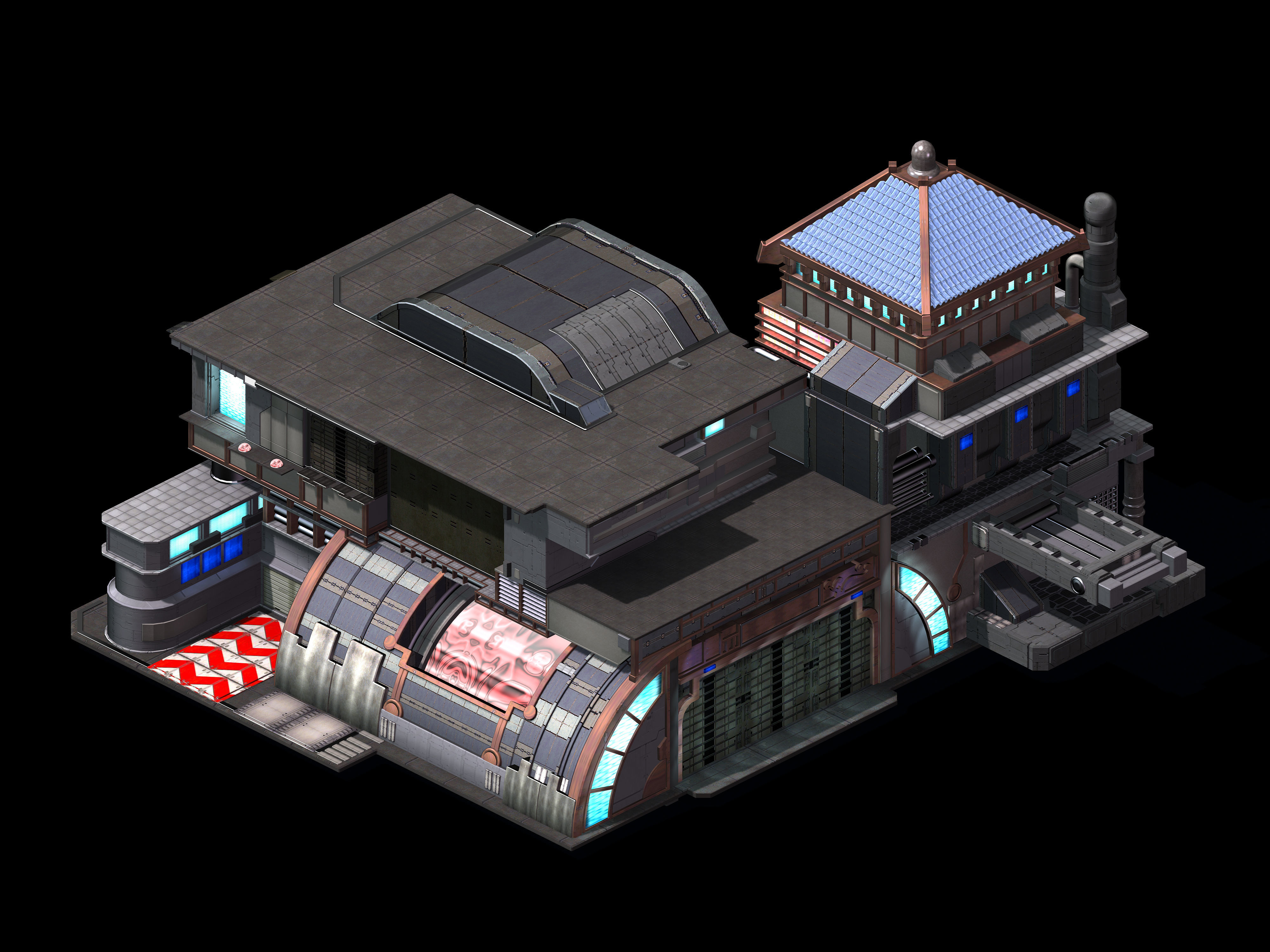 Future World - Building 062 3D model_4