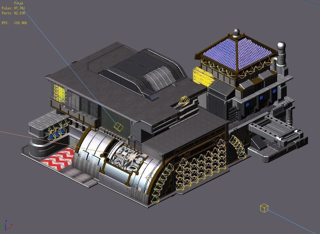 Future World - Building 062 3D model_1