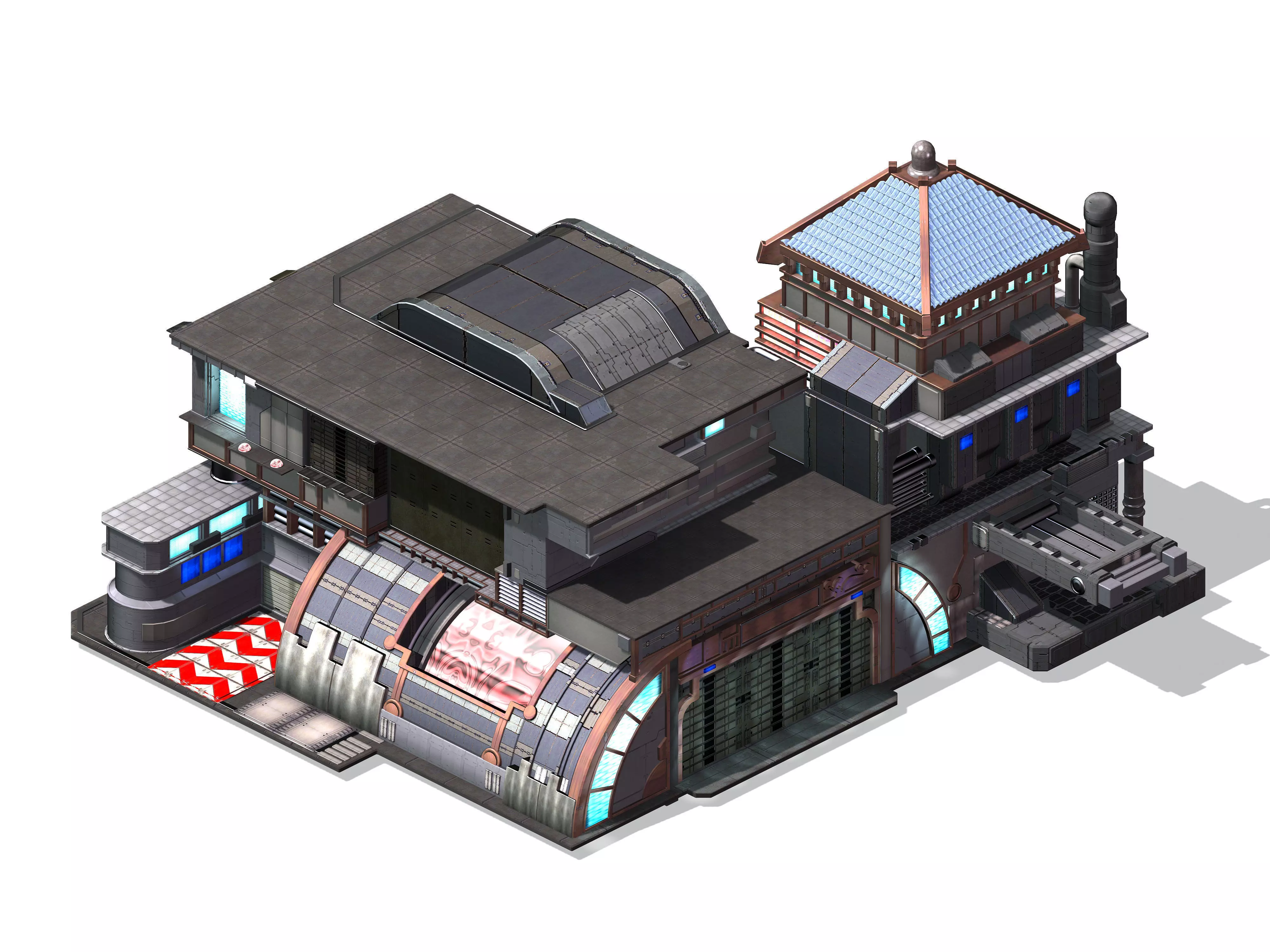 Future World - Building 062 3D model_0