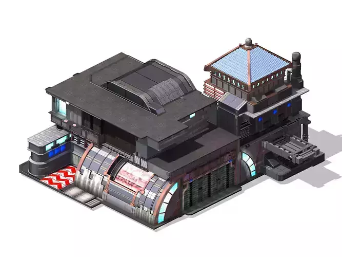 Future World - Building 062 3D model