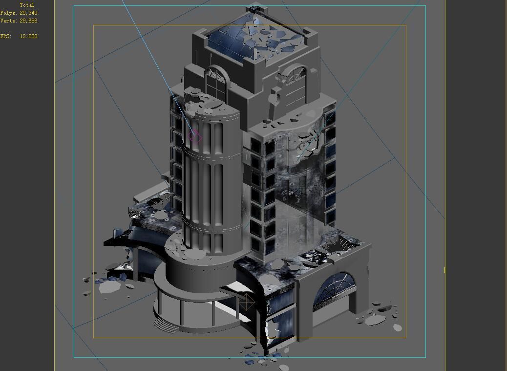 The future world - street waste 02 3D model_1