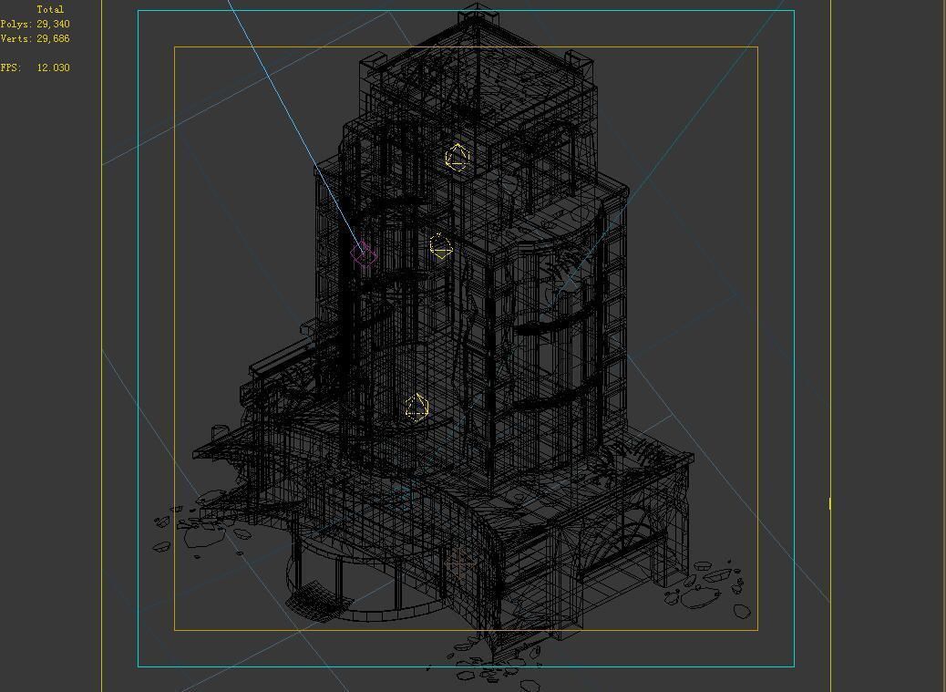 The future world - street waste 02 3D model_2