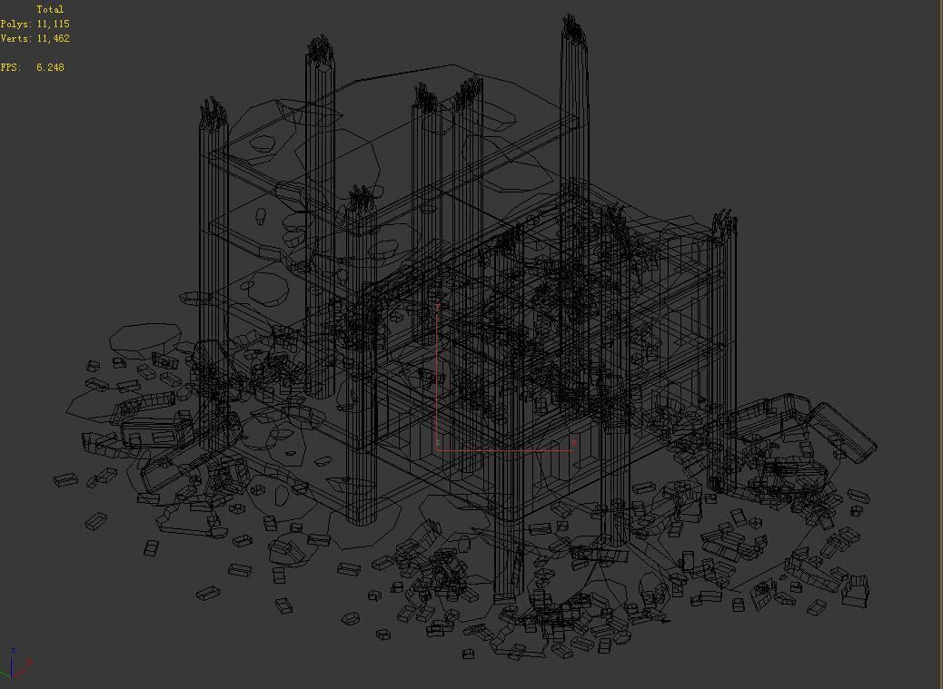 The future world - street waste 03 3D model_1